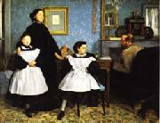 Edgar Degas Family Portrait(or the Bellelli Family) oil painting picture wholesale